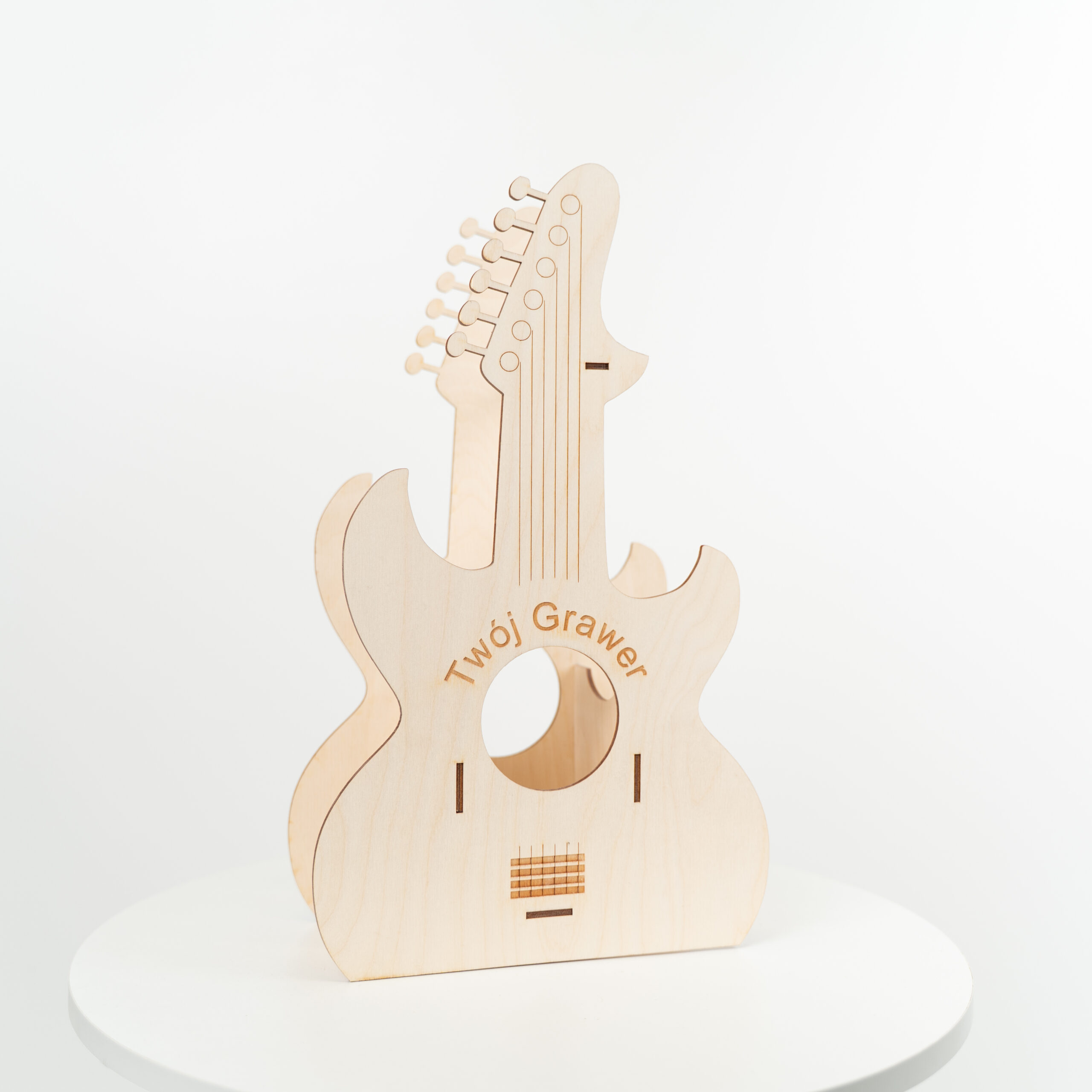 Drewniana Gitara Na Alkohol